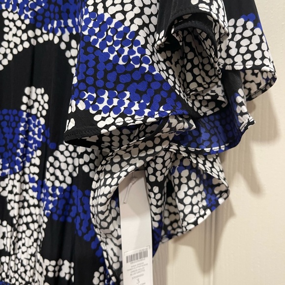 Chicos Maxi Tiered patterned dress. NWT size 3 16/18 - Picture 3 of 6